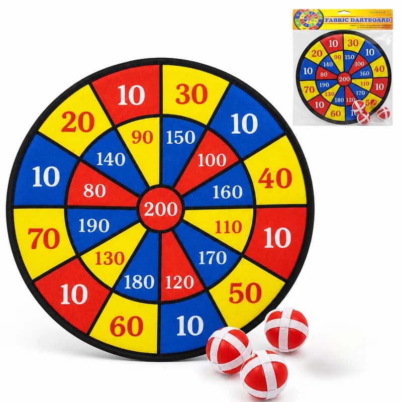 DARDO CON PELOTITAS ABROJO FABRIC DARTBOARD BL-604