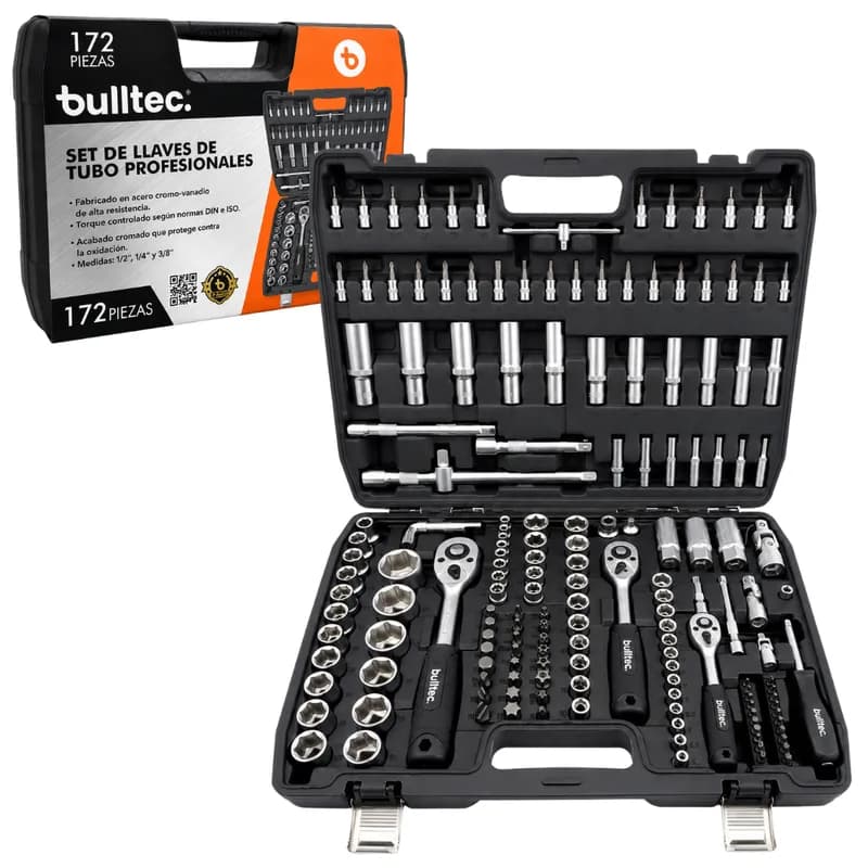Set de Llaves Tubo x172Pcs BULLTEC BT0172