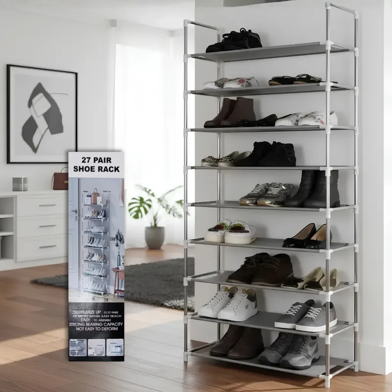 Rack de Zapatos 9 Niveles 27 Pares SHOE RACK YL8105