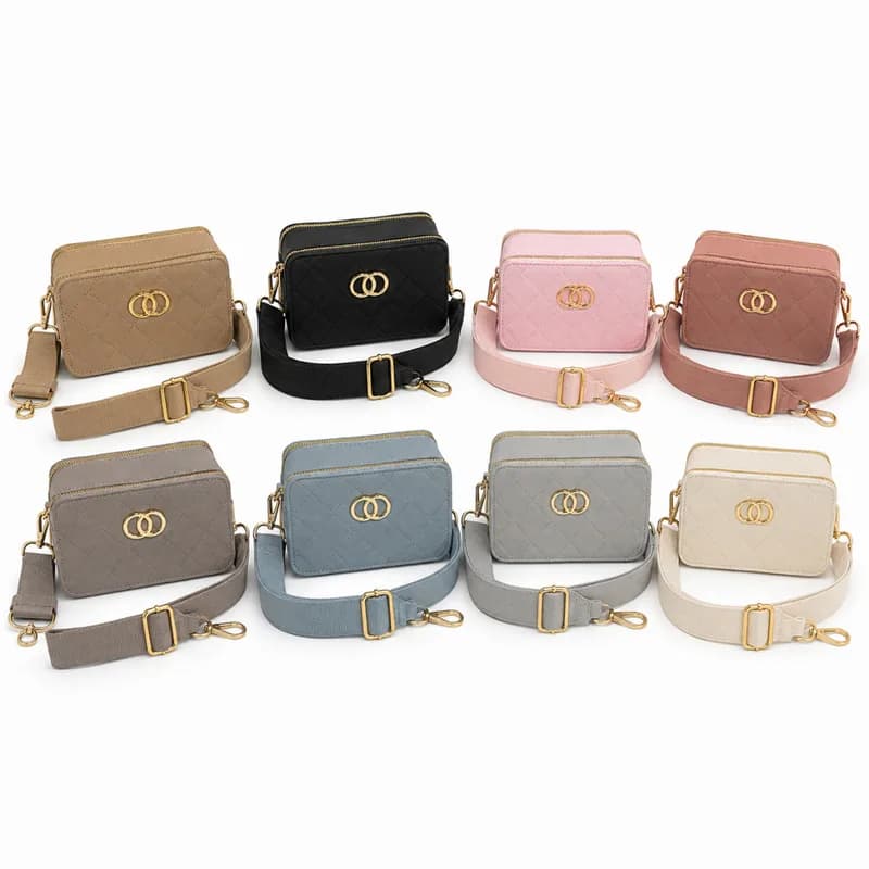 Cartera Bandolera Dama con Doble Cierre B263416