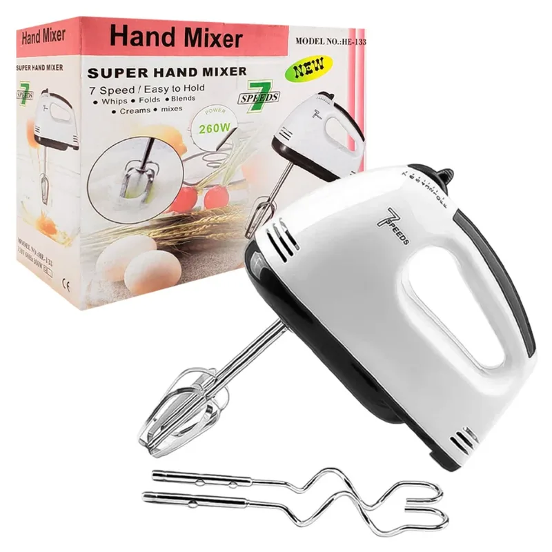 Batidora de Mano 7 Velocidades 260W HAND MIXER