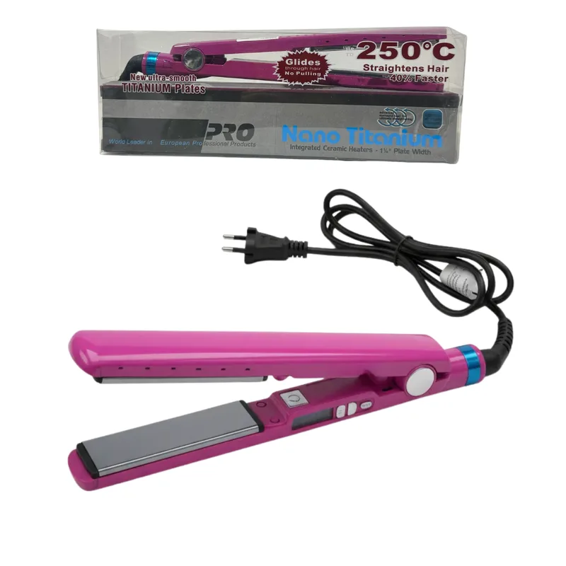 Plancha Para Pelo Alisadora Nano Titanium