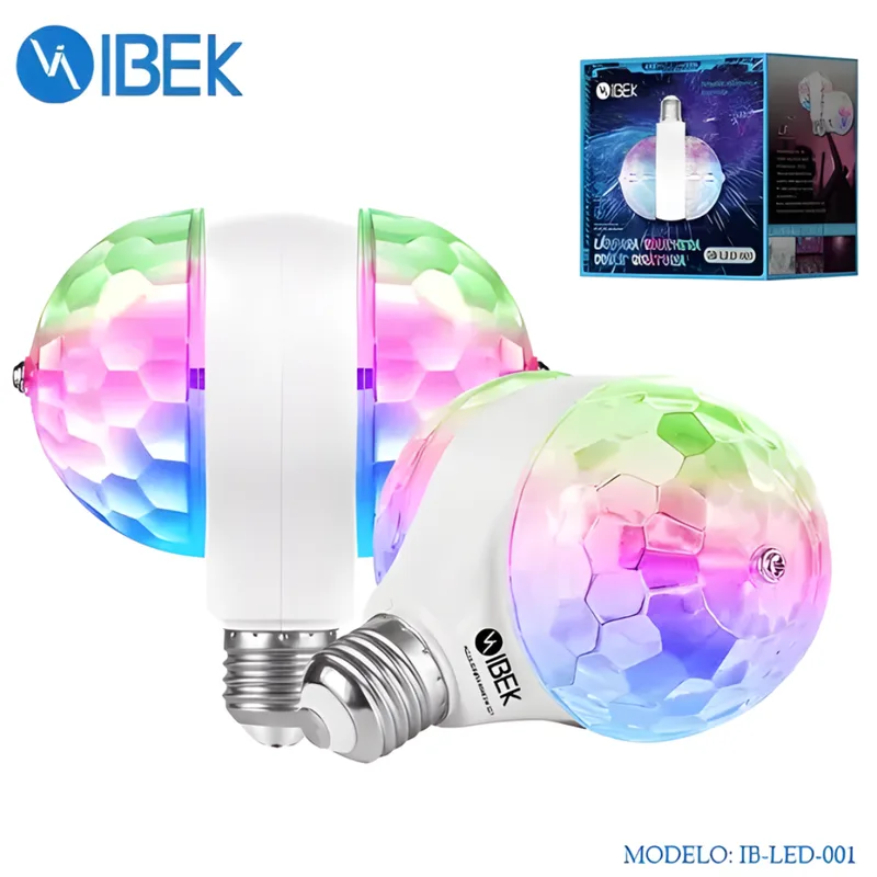 Foco LED Doble Giratorio Party IBEK IB-LED-001