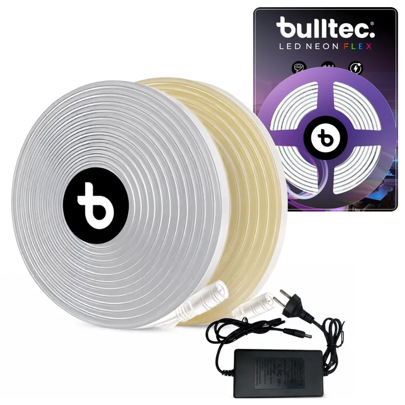 Tira LED NEON 5 Metros Blanco Frío/Cálido BULLTEC B263184W