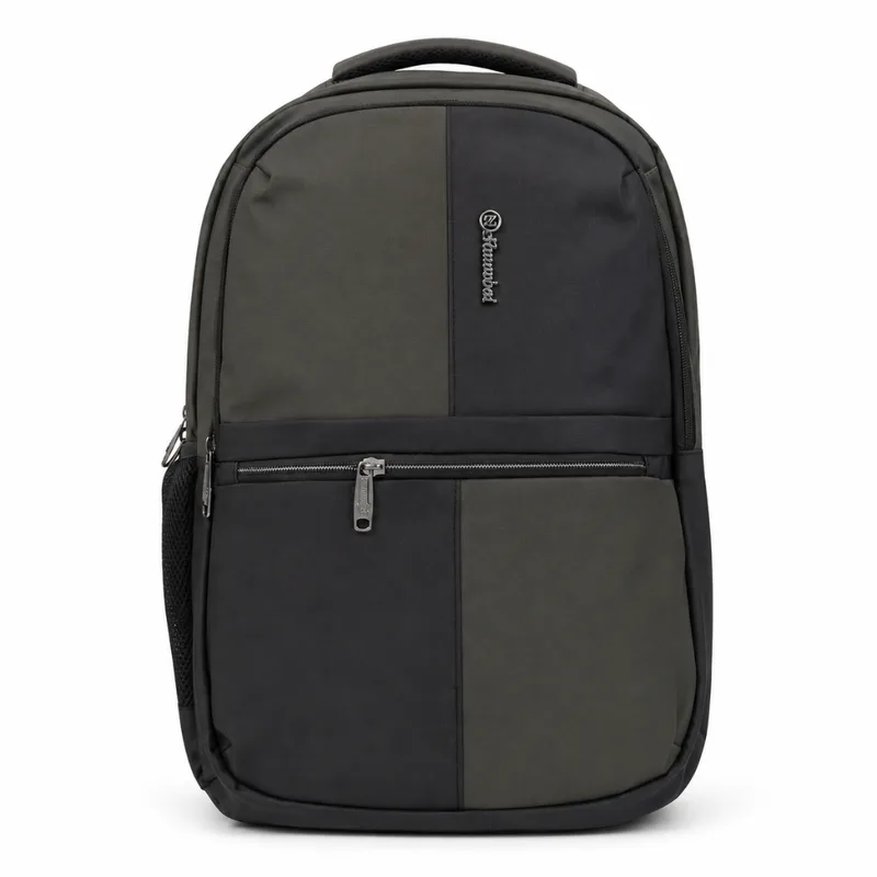 Mochila Shuerbei Negra y Verde 3113