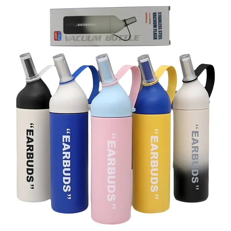 BOTELLA CON PICO y FILTRO STAINLESS STEEL 600ML B263726