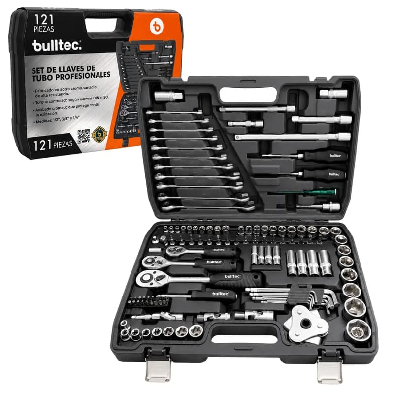 Set de Llaves Tubo x121Pcs BULLTEC BT0121