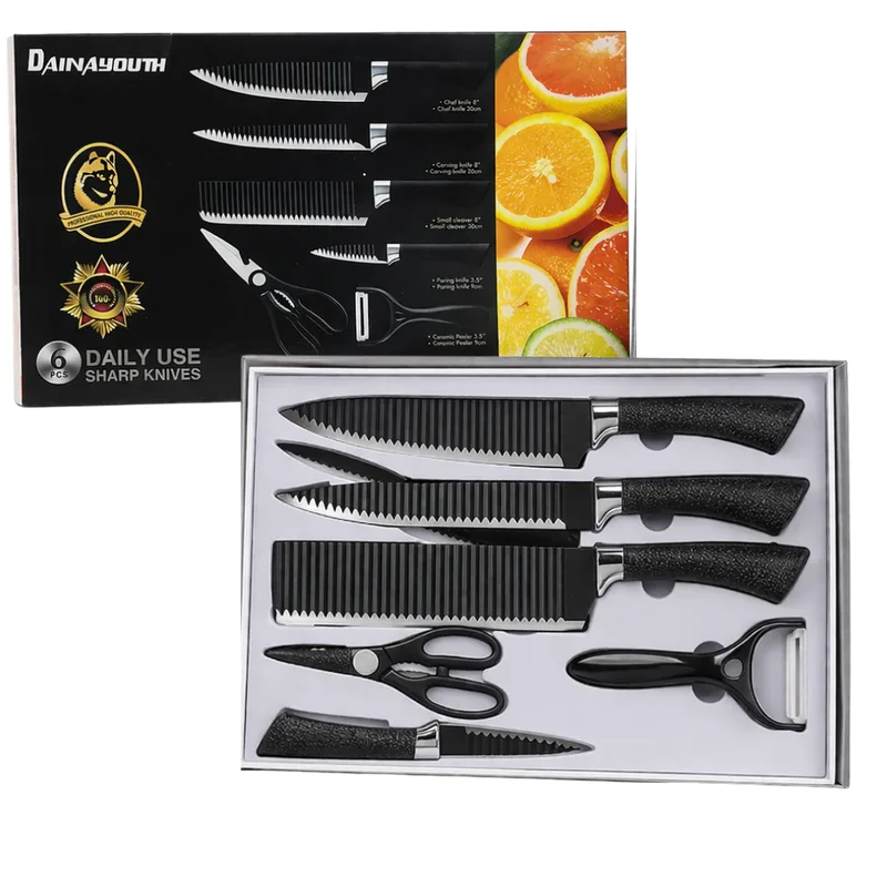 SET DE CUCHILLOS DAINAYOUTH X6 PCS ER-008