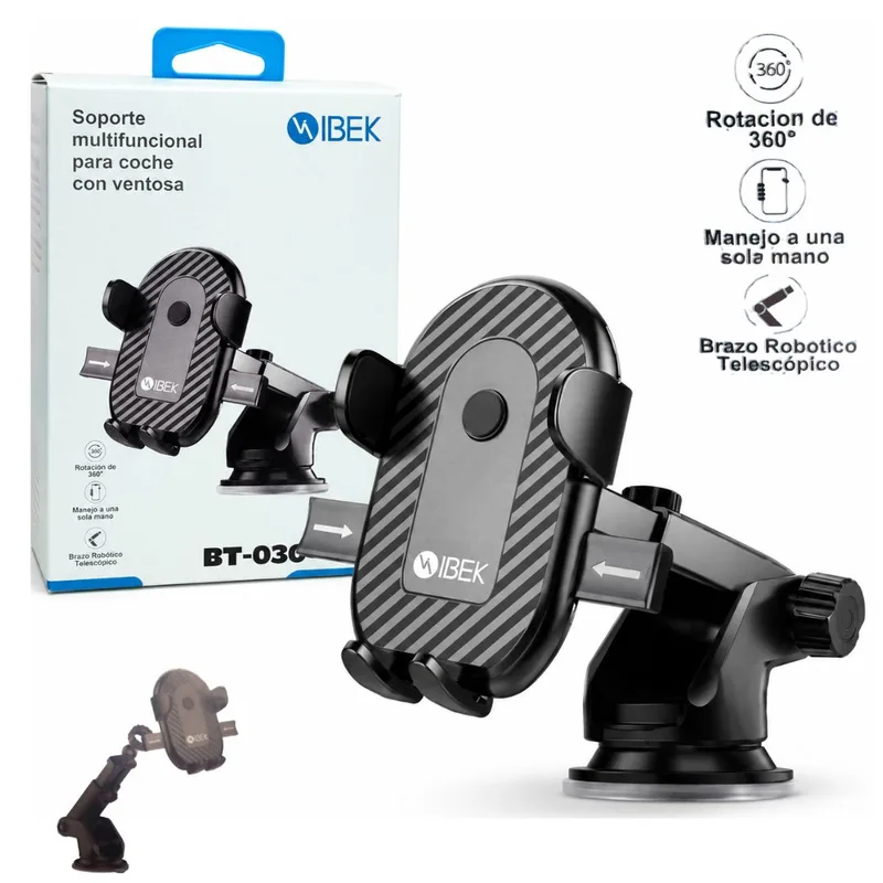 SOPORTE IBEK Para AUTO PREMIUM BT-030