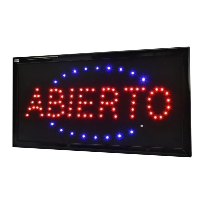 Cartel LED Abierto ADBO-5