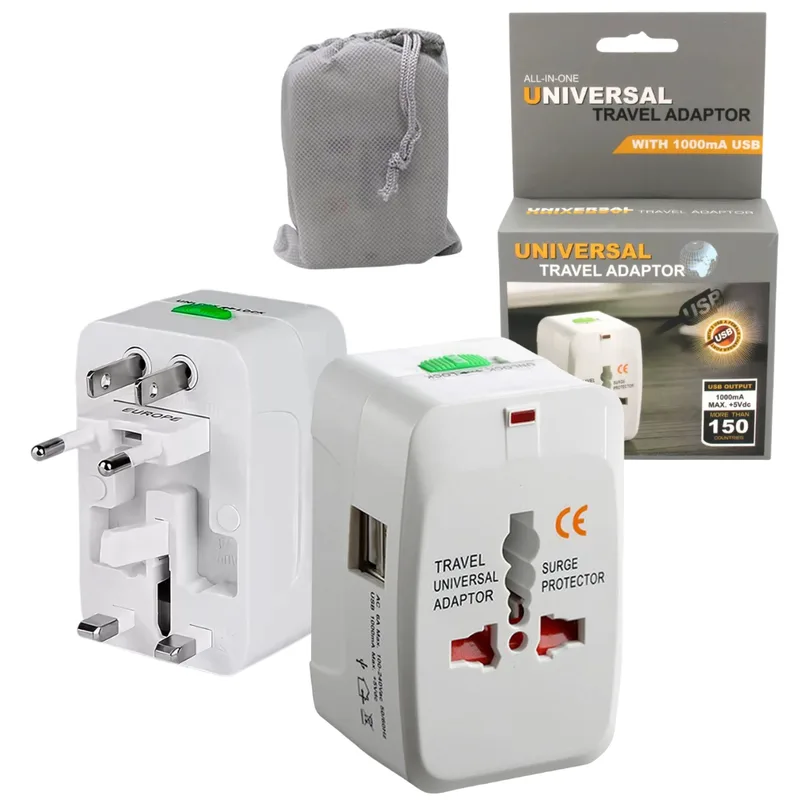 Adaptador Mundial + 2 USB