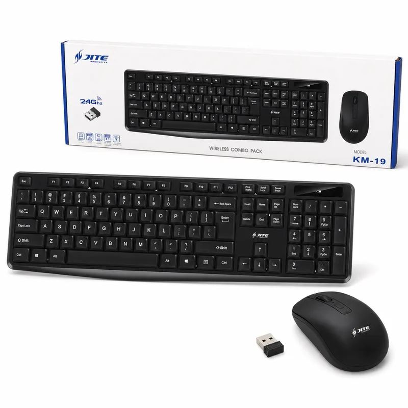 combo teclado y mouse inalambirco JITE KM-19